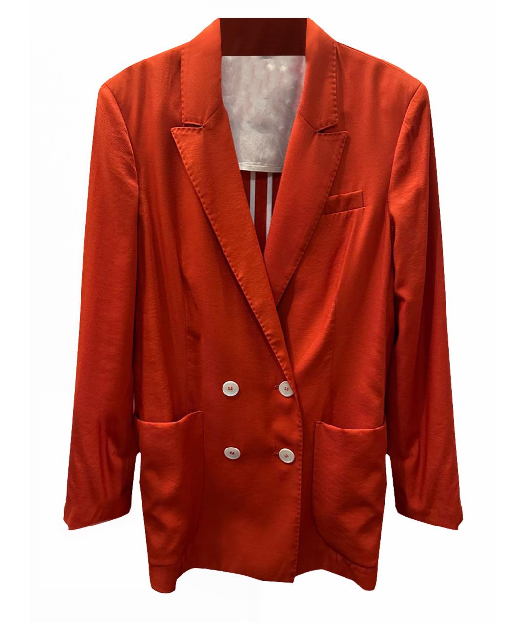 TELA Оранжевый вискозный жакет/пиджак, фото 1