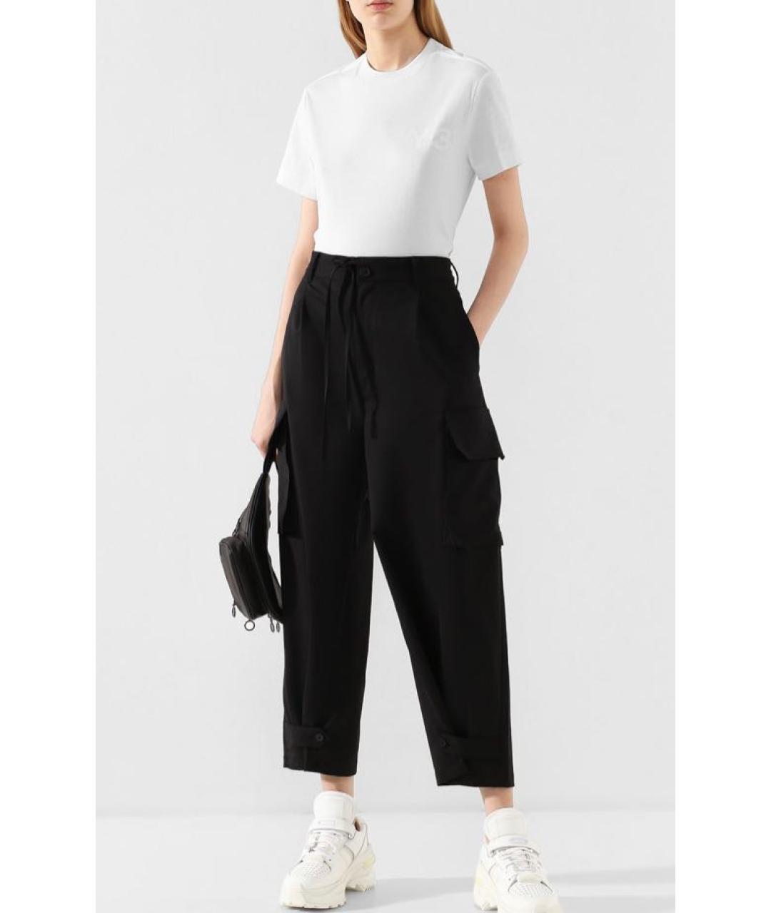 Y-3 Белая хлопковая футболка, фото 7
