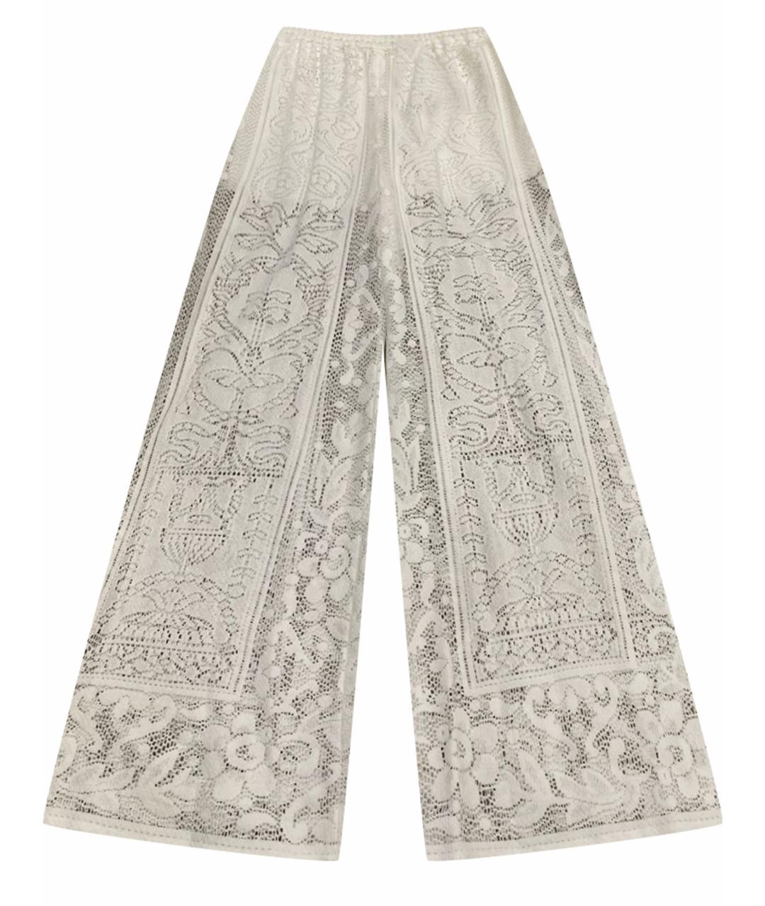 DOLCE&GABBANA Белые брюки широкие, фото 1