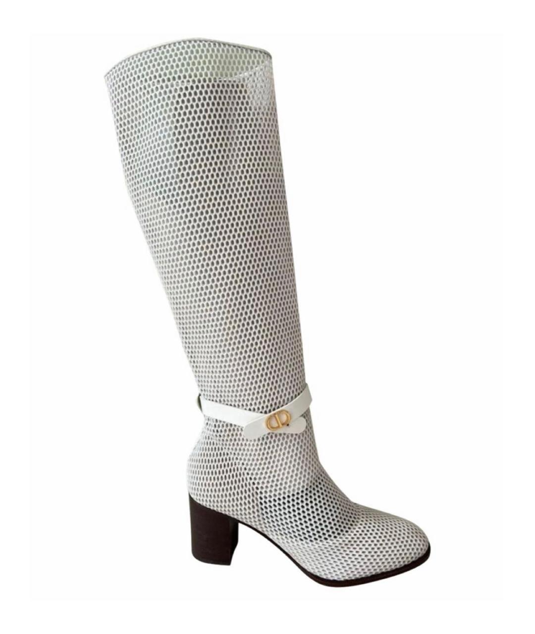 CHRISTIAN DIOR Белые сапоги, фото 1