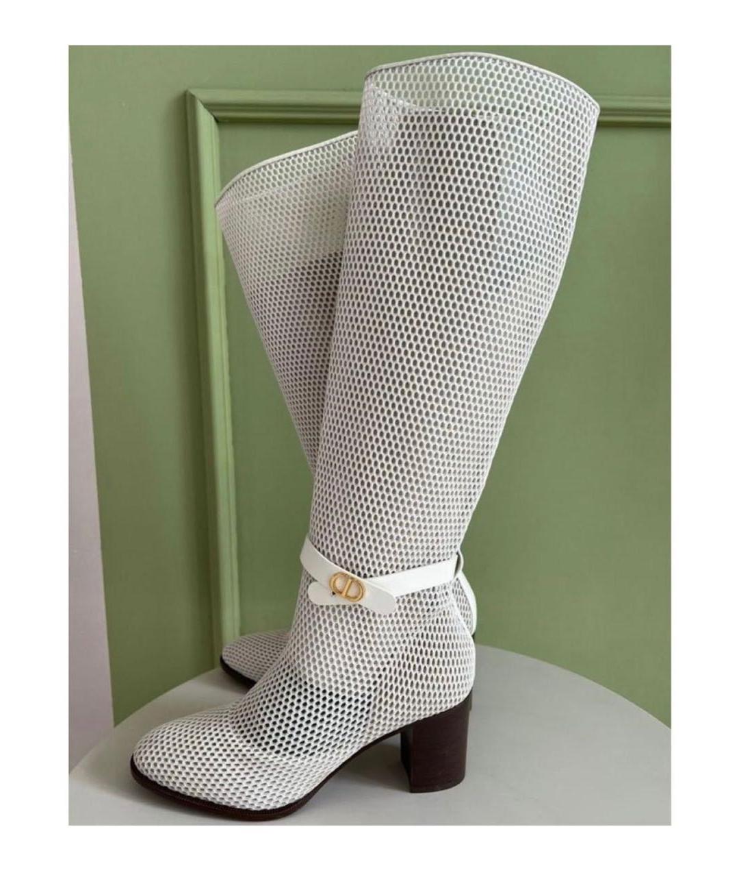 CHRISTIAN DIOR Белые сапоги, фото 2