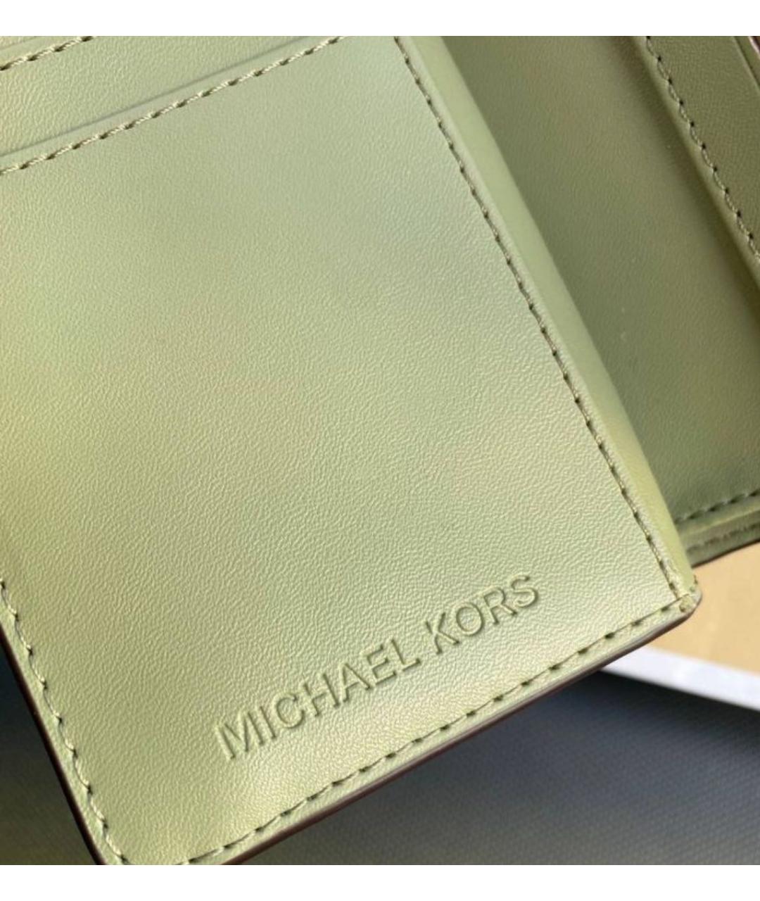 MICHAEL MICHAEL KORS Коричневый кошелек, фото 6