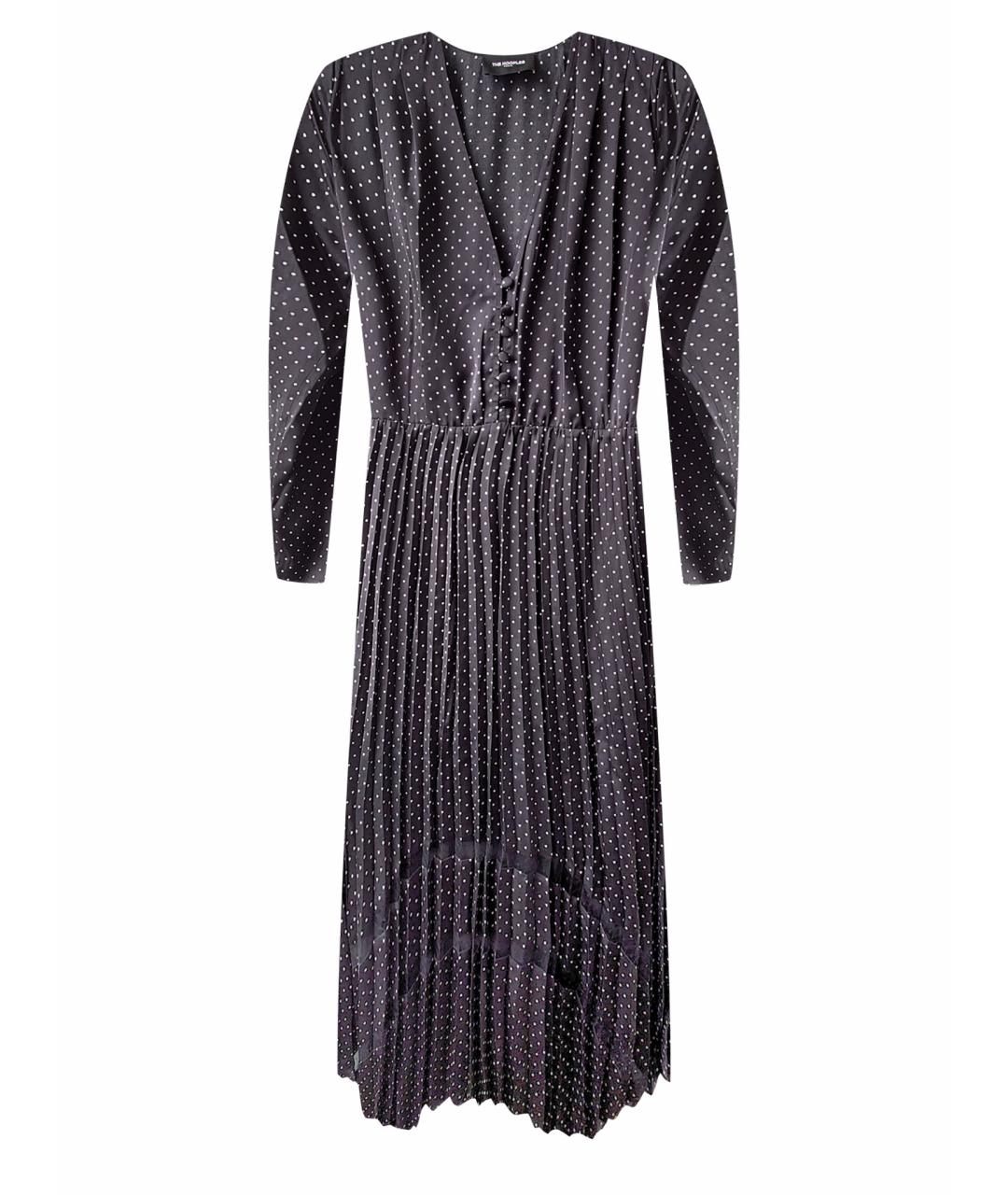 THE KOOPLES Черное полиэстеровое повседневное платье, фото 1
