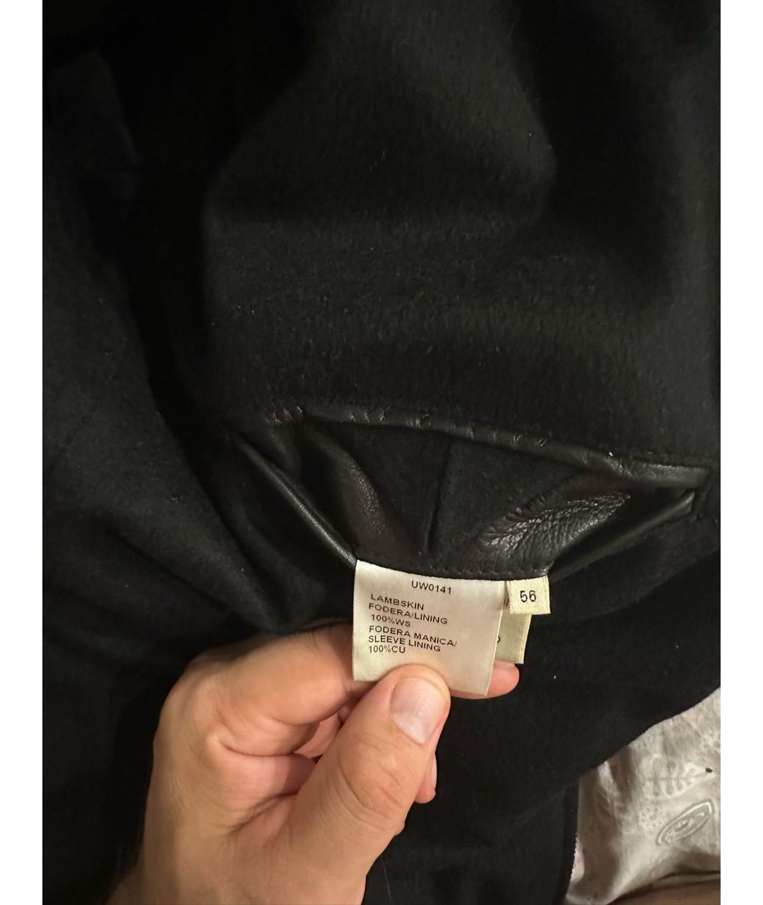 KITON Черная кожаная куртка, фото 5