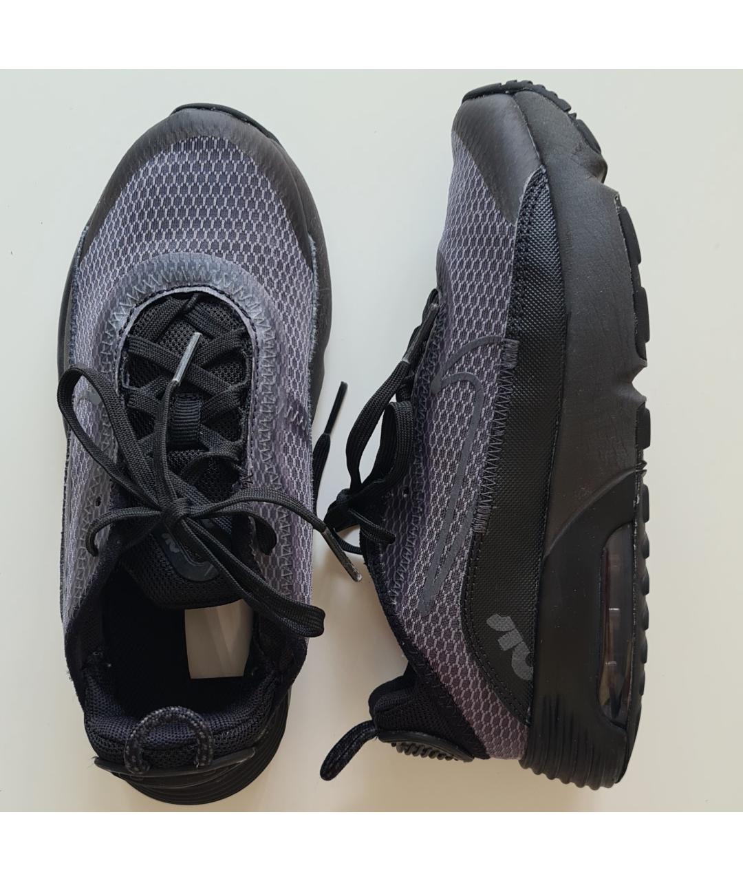 NIKE Черные текстильные кеды, фото 2