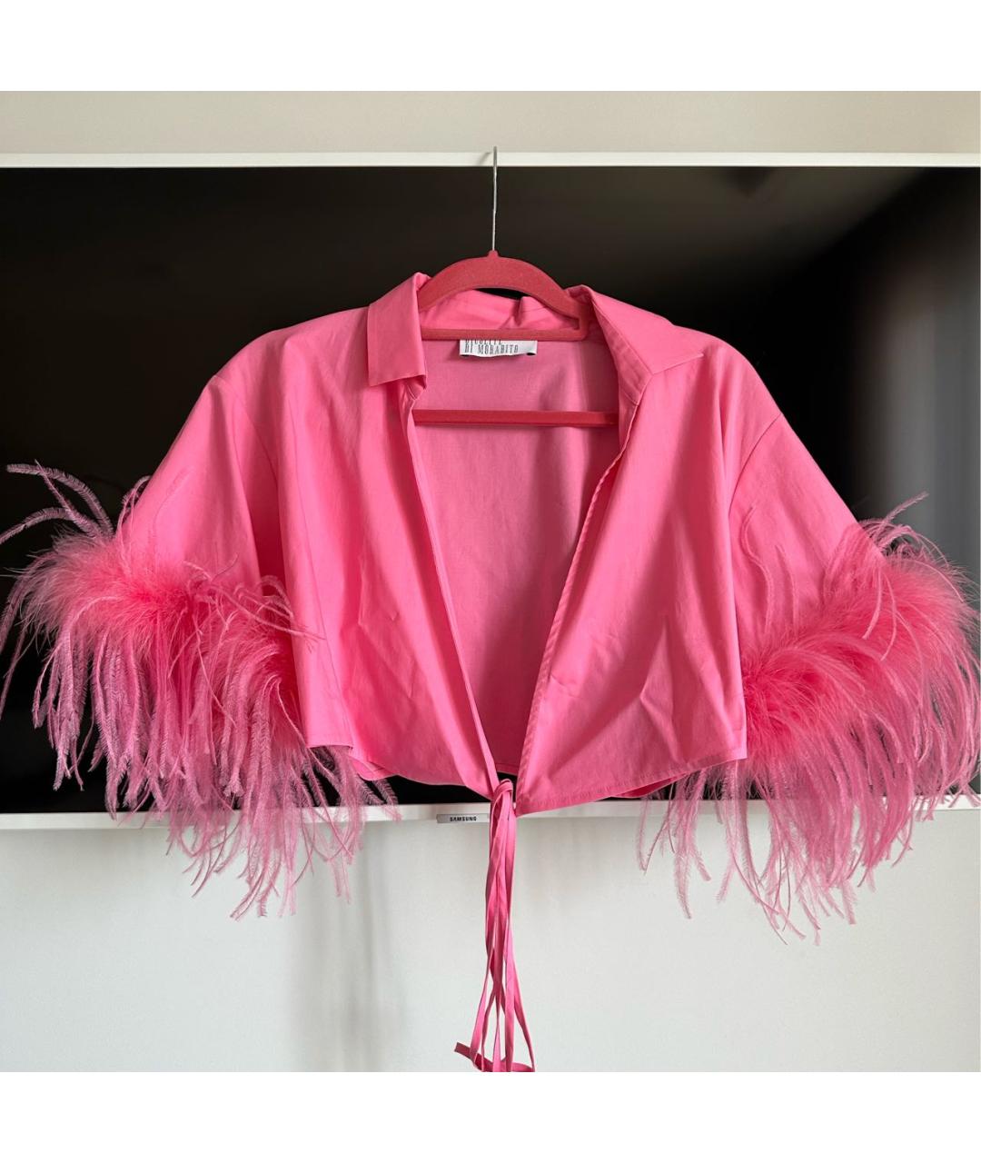 GIUSEPPE DI MORABITO Розовая блузы, фото 7
