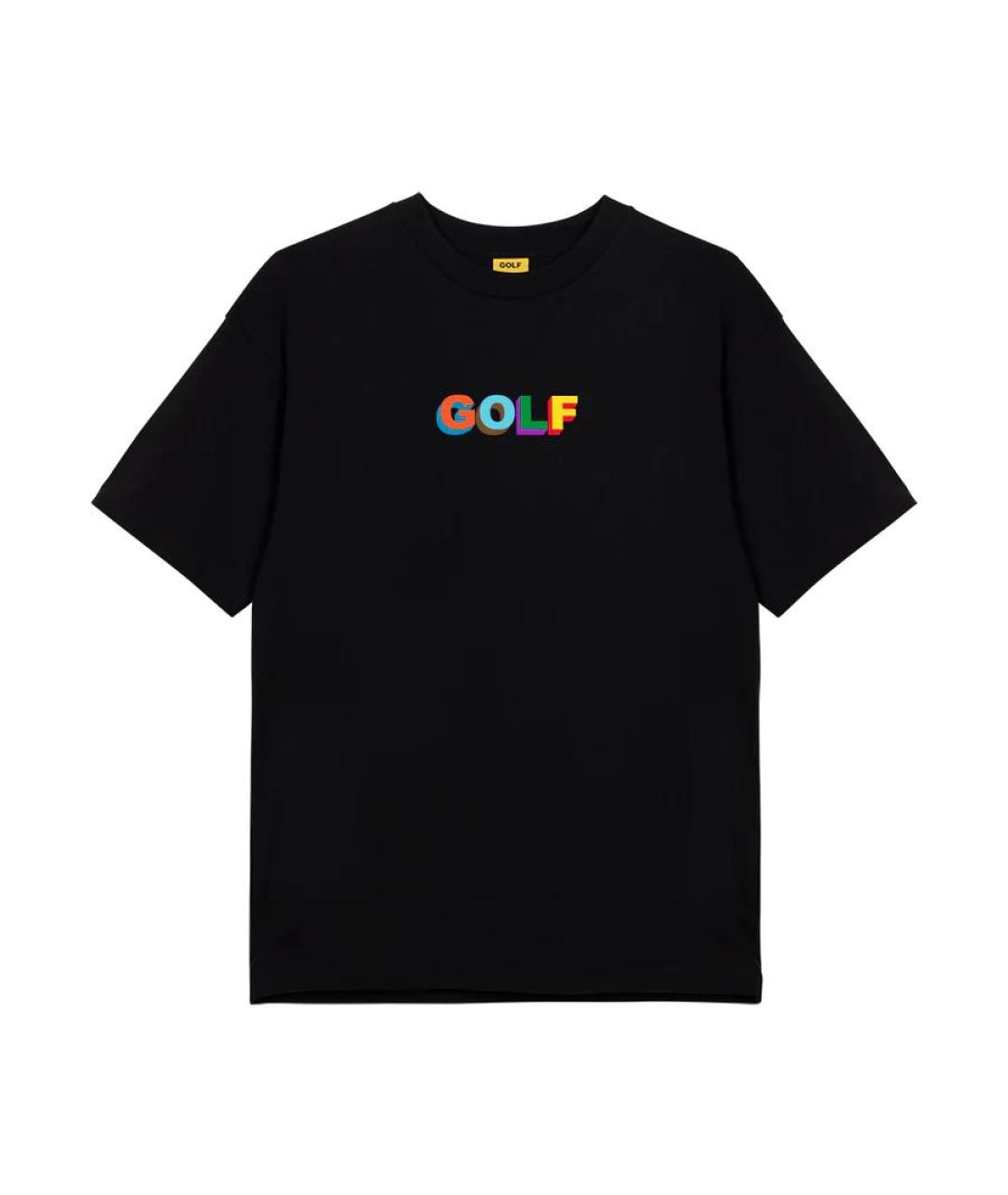 Golf Le Fleur Черная хлопковая футболка, фото 1