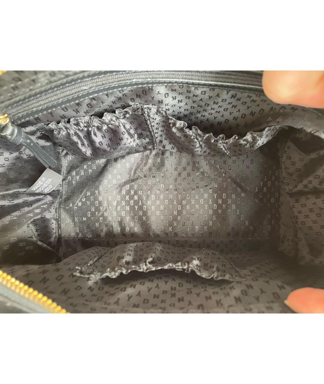 DKNY Мульти кожаная сумка с короткими ручками, фото 6