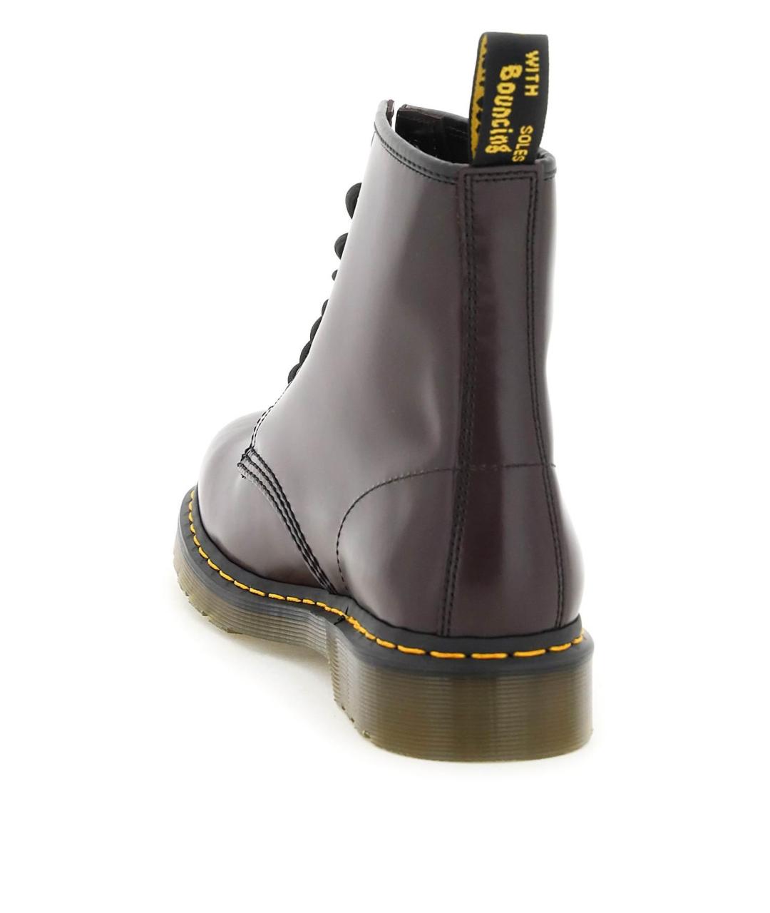 DR. MARTENS Красные кожаные низкие ботинки, фото 3