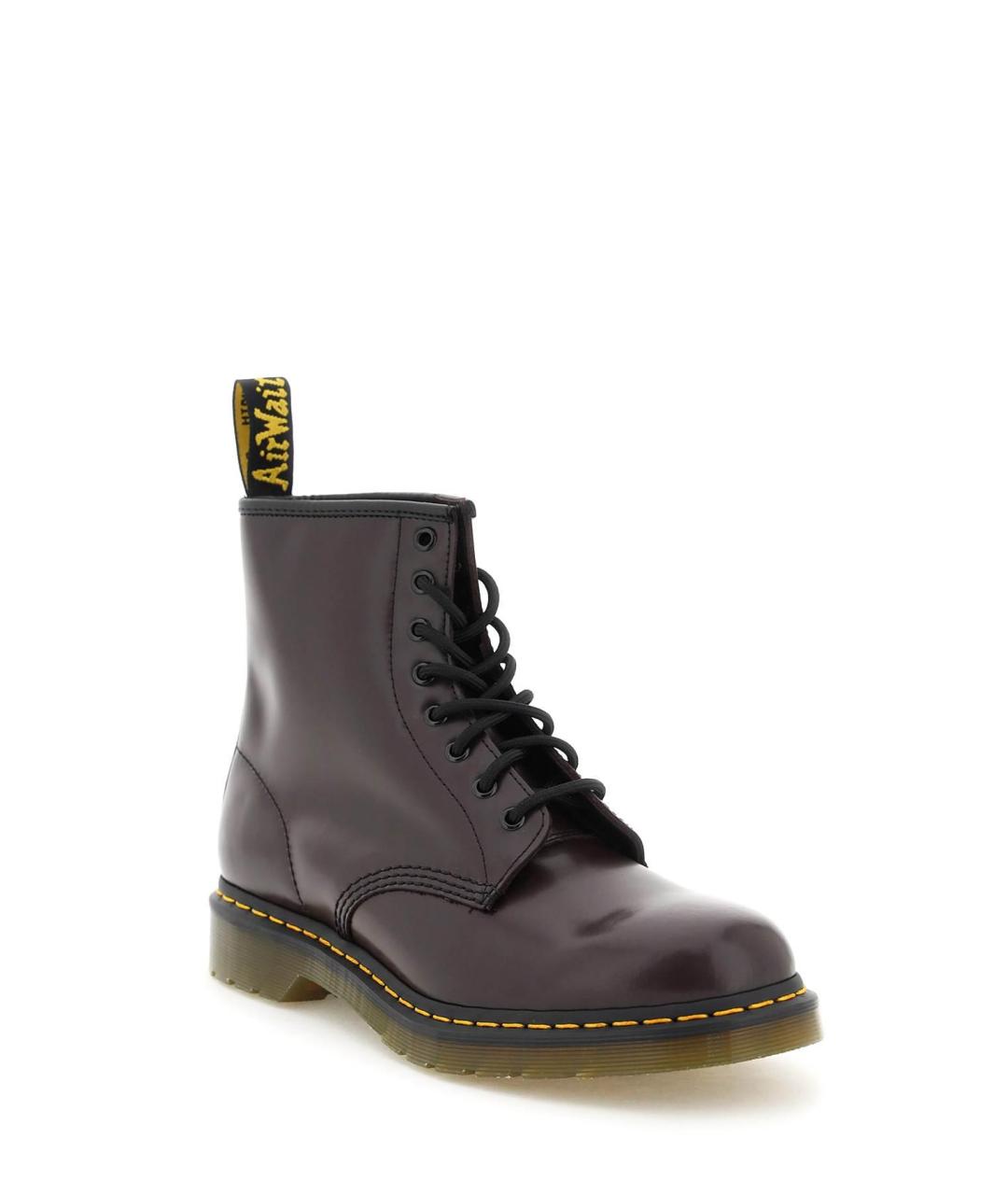 DR. MARTENS Красные кожаные низкие ботинки, фото 5