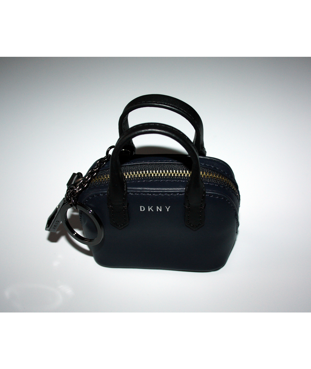 DKNY Черный кожаный кошелек, фото 5