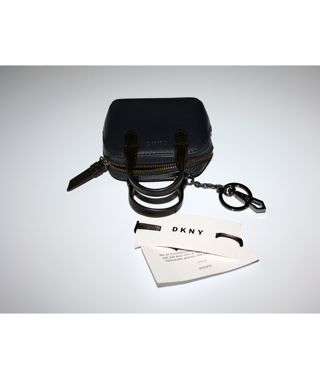 DKNY Черный кожаный кошелек, фото 2