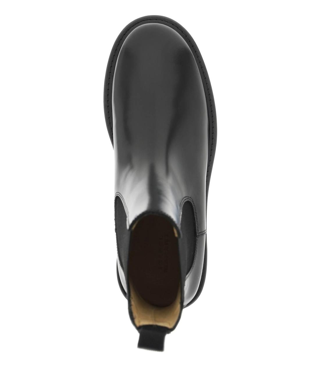ISABEL MARANT Черные кожаные ботинки, фото 6