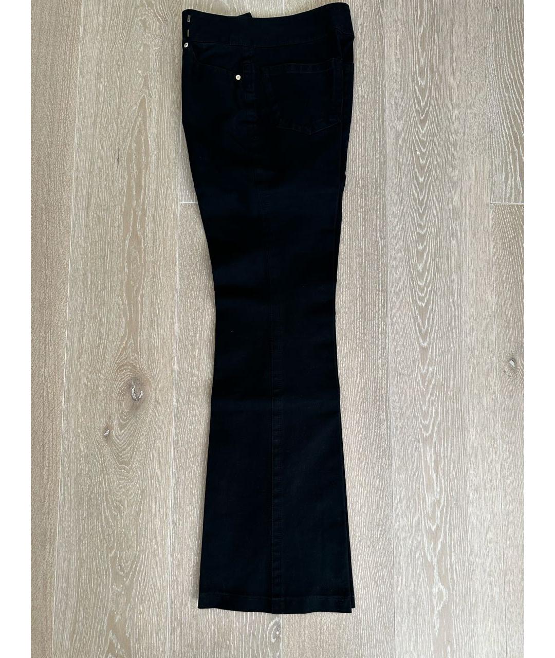 ESCADA Черные хлопковые брюки широкие, фото 3