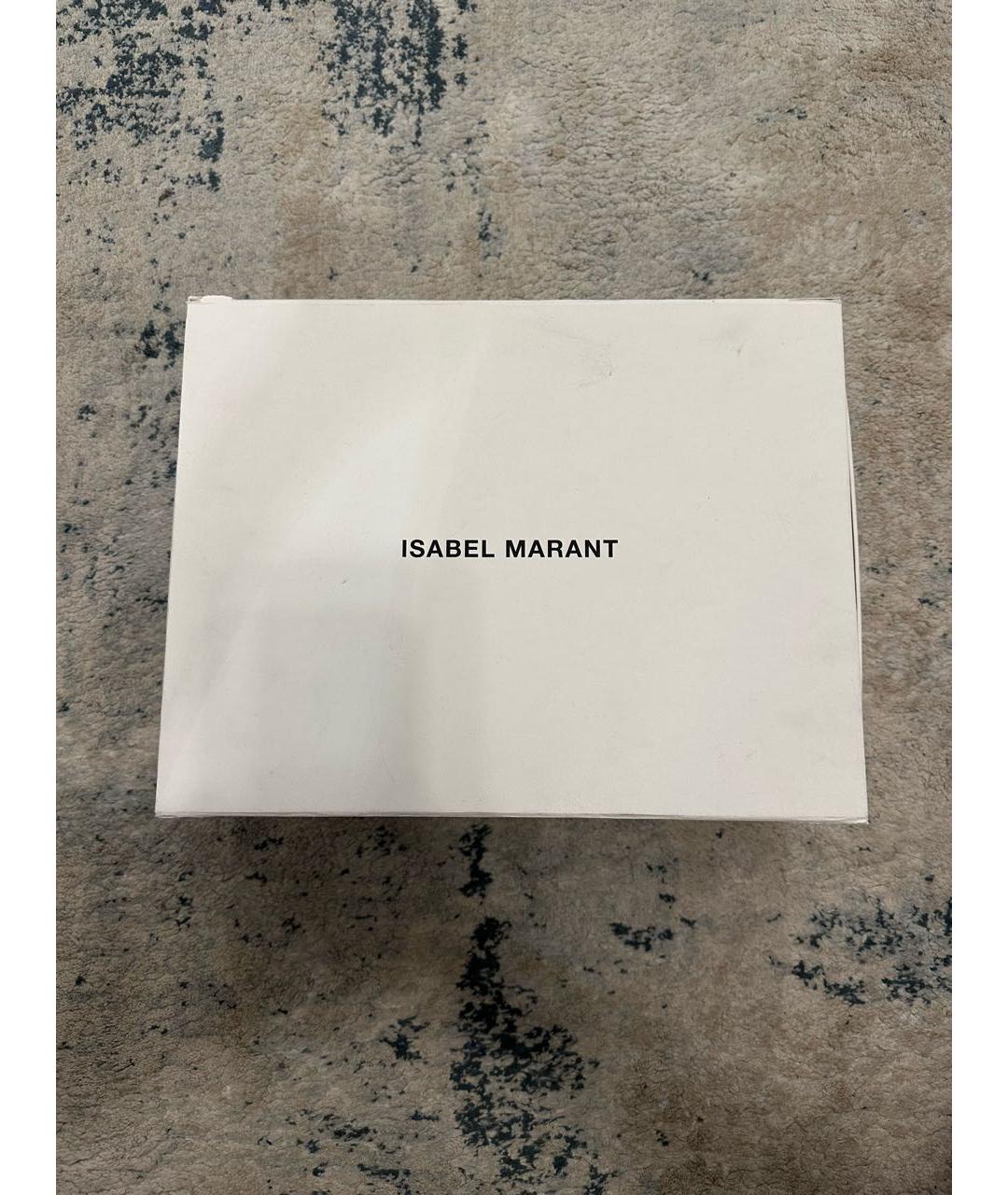 ISABEL MARANT Серые замшевые ботинки, фото 7