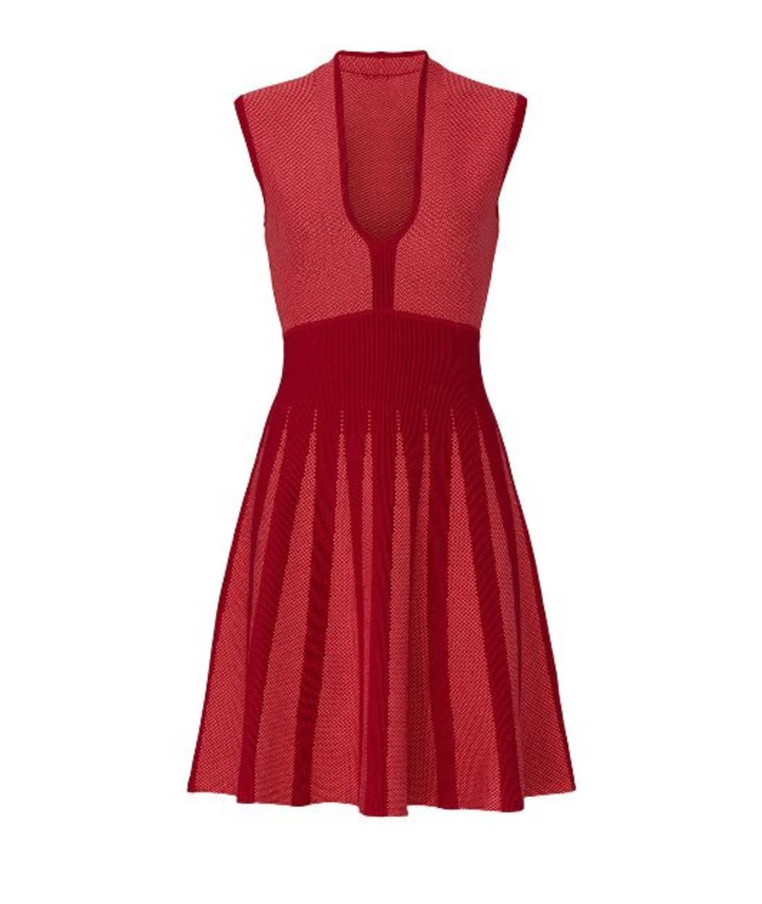 EMPORIO ARMANI Красное вискозное платье, фото 1