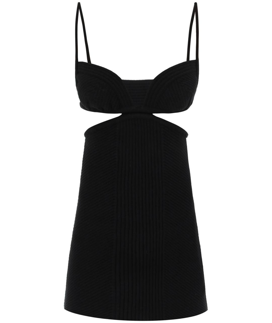 OFF-WHITE Черное коктейльное платье, фото 1