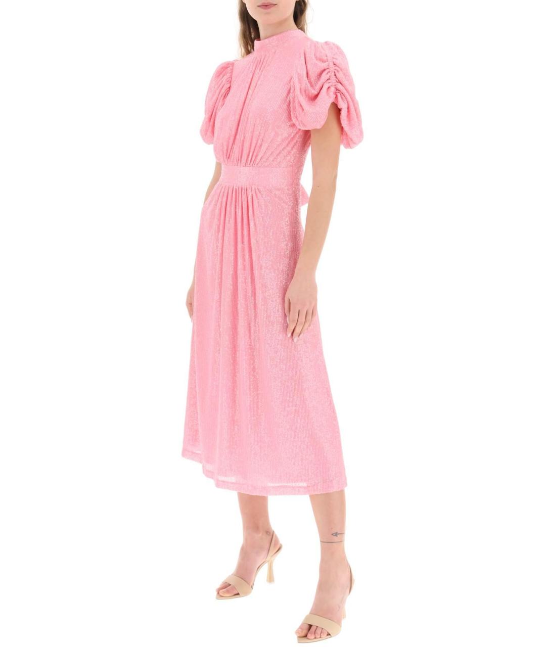 ROTATE Розовое платье, фото 3