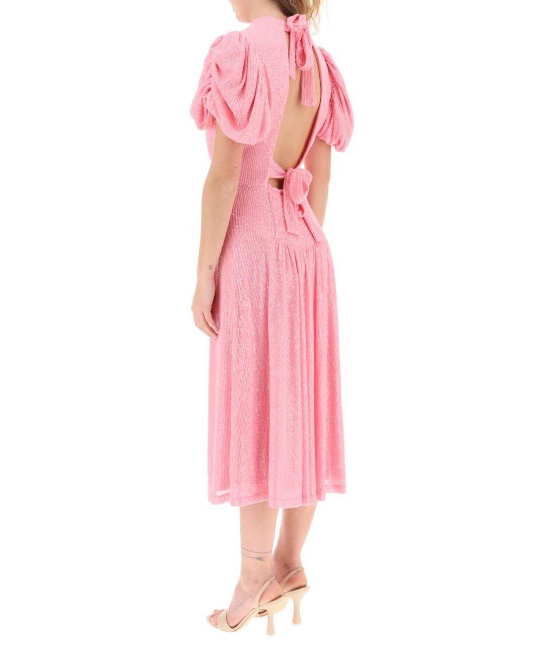 ROTATE Розовое платье, фото 5