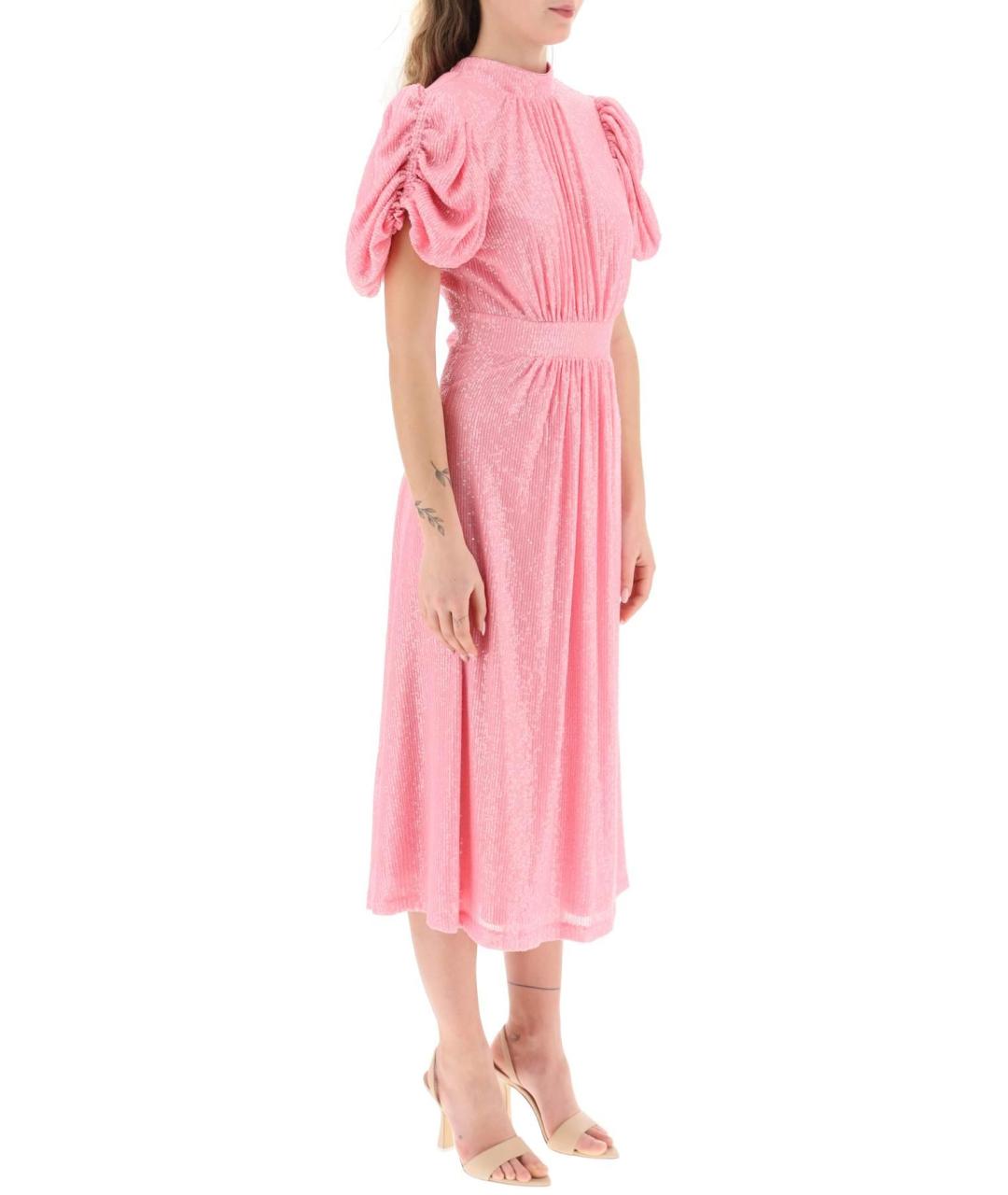 ROTATE Розовое платье, фото 4