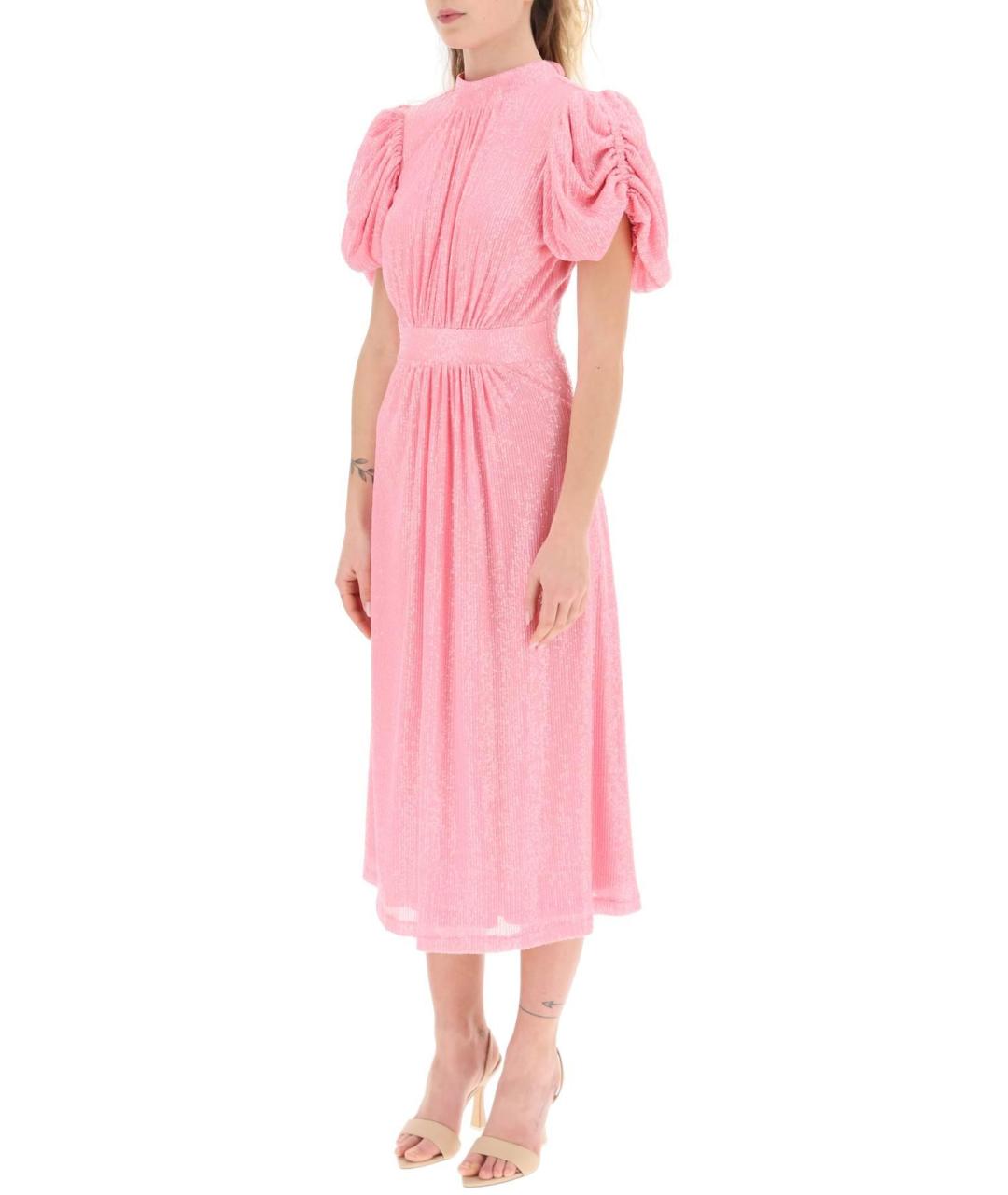 ROTATE Розовое платье, фото 6