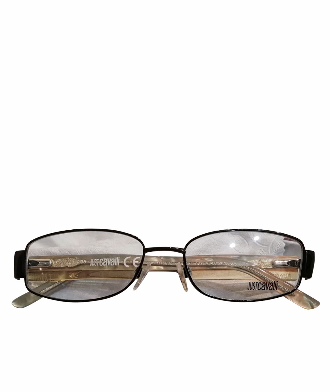 JUST CAVALLI Коричневые металлические солнцезащитные очки, фото 1