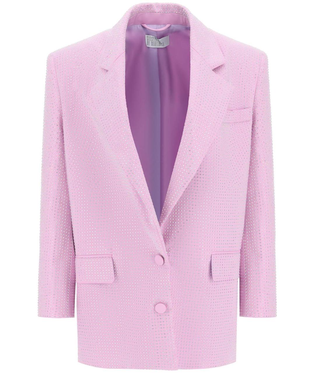 GIUSEPPE DI MORABITO Розовый хлопковый жакет/пиджак, фото 2