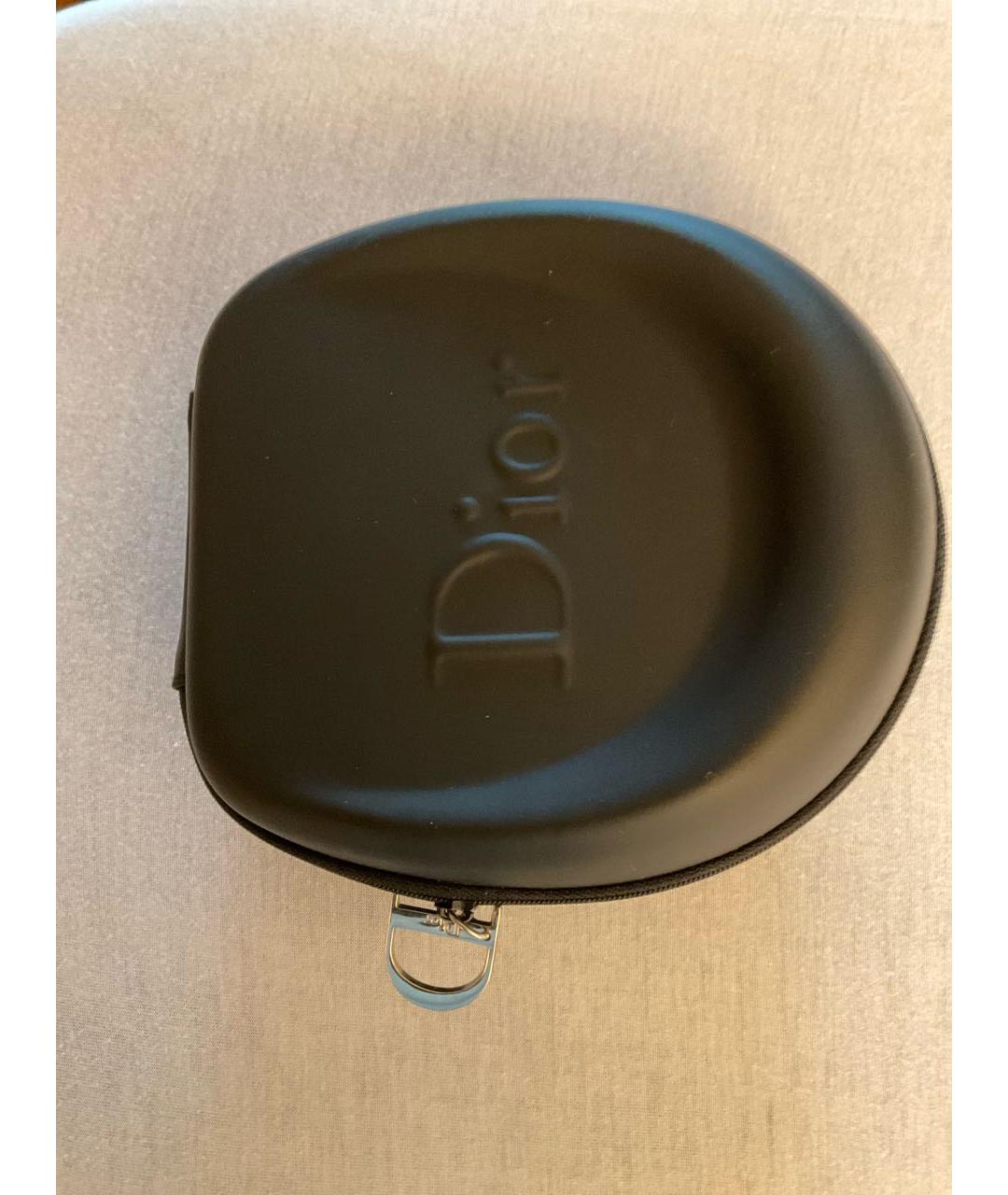 CHRISTIAN DIOR Черные пластиковые солнцезащитные очки, фото 4