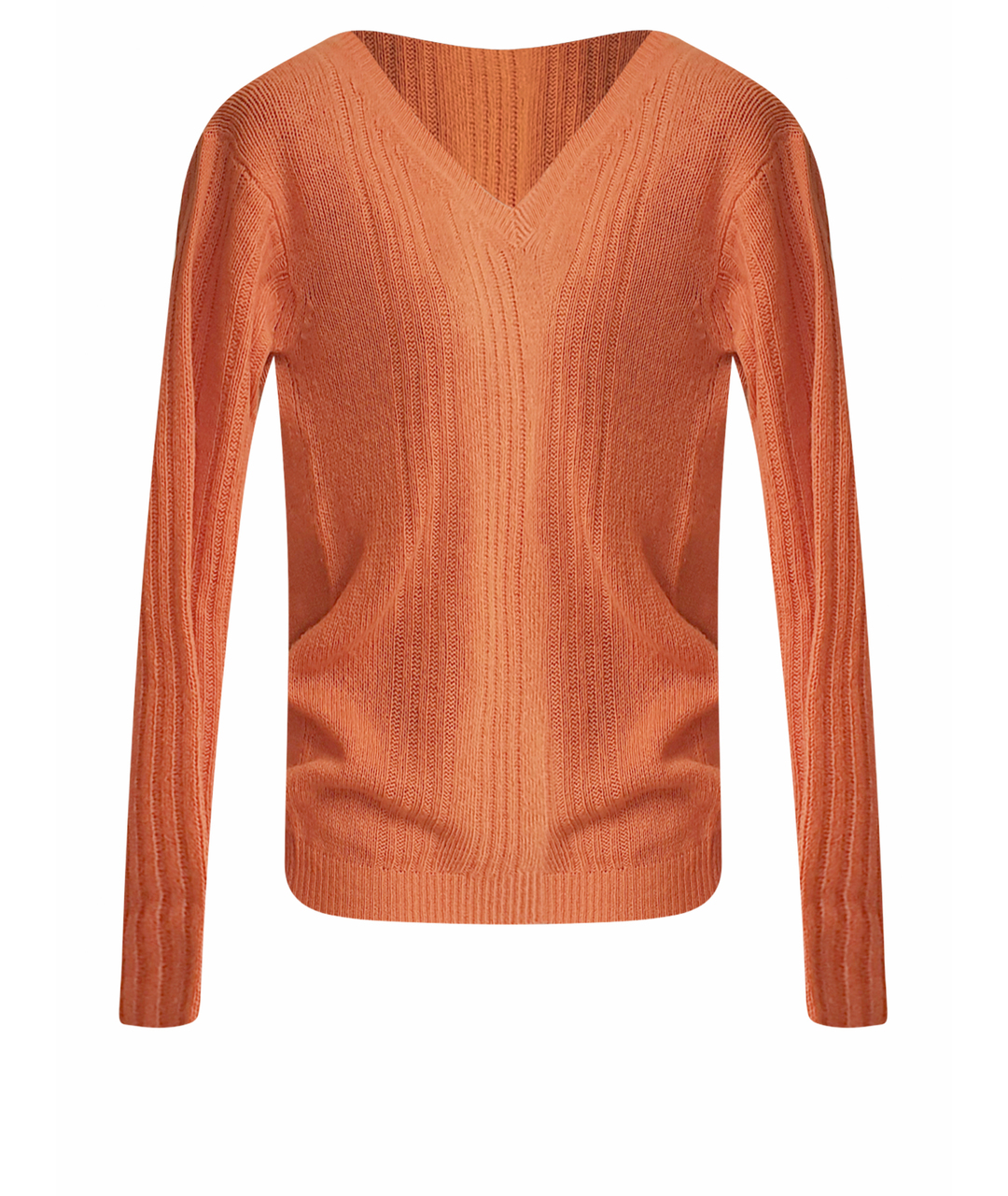 PRADA Оранжевый шерстяной джемпер / свитер, фото 1