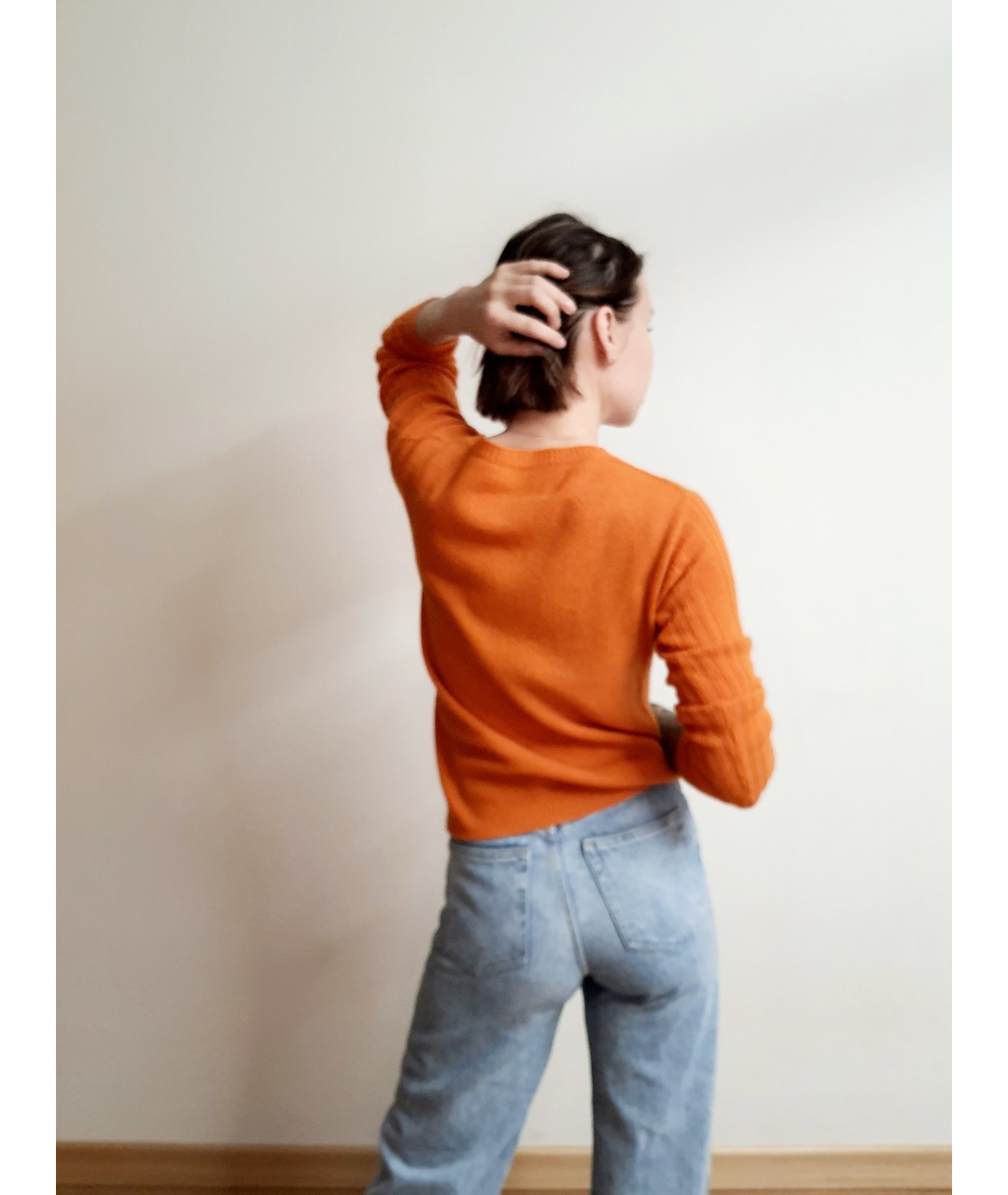 PRADA Оранжевый шерстяной джемпер / свитер, фото 7