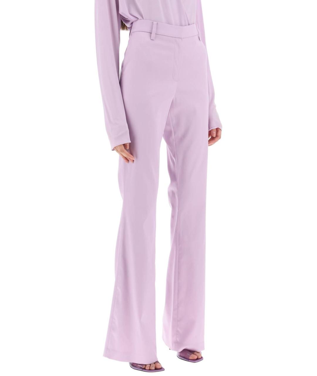 MAGDA BUTRYM Фиолетовые прямые брюки, фото 4