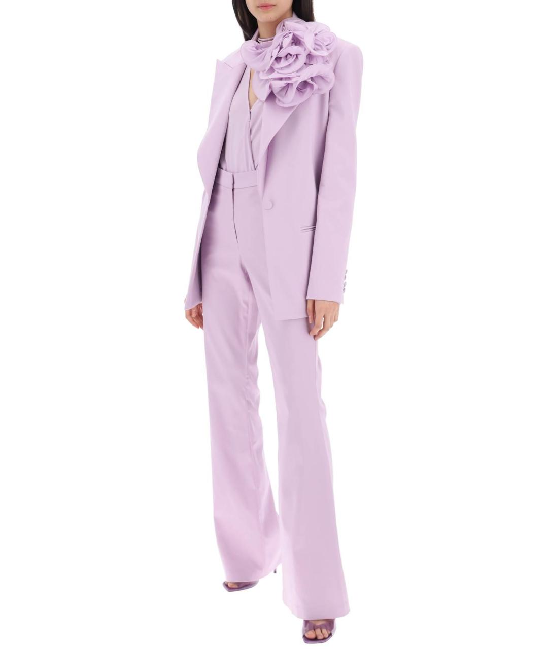 MAGDA BUTRYM Фиолетовые прямые брюки, фото 3