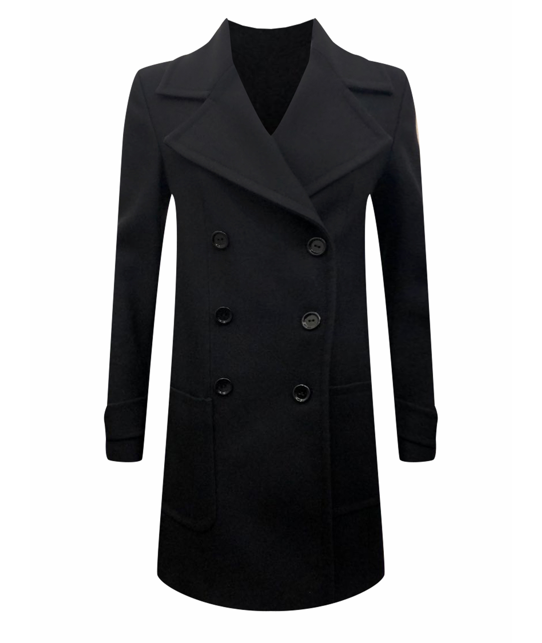 DONDUP Черное шерстяное пальто, фото 1