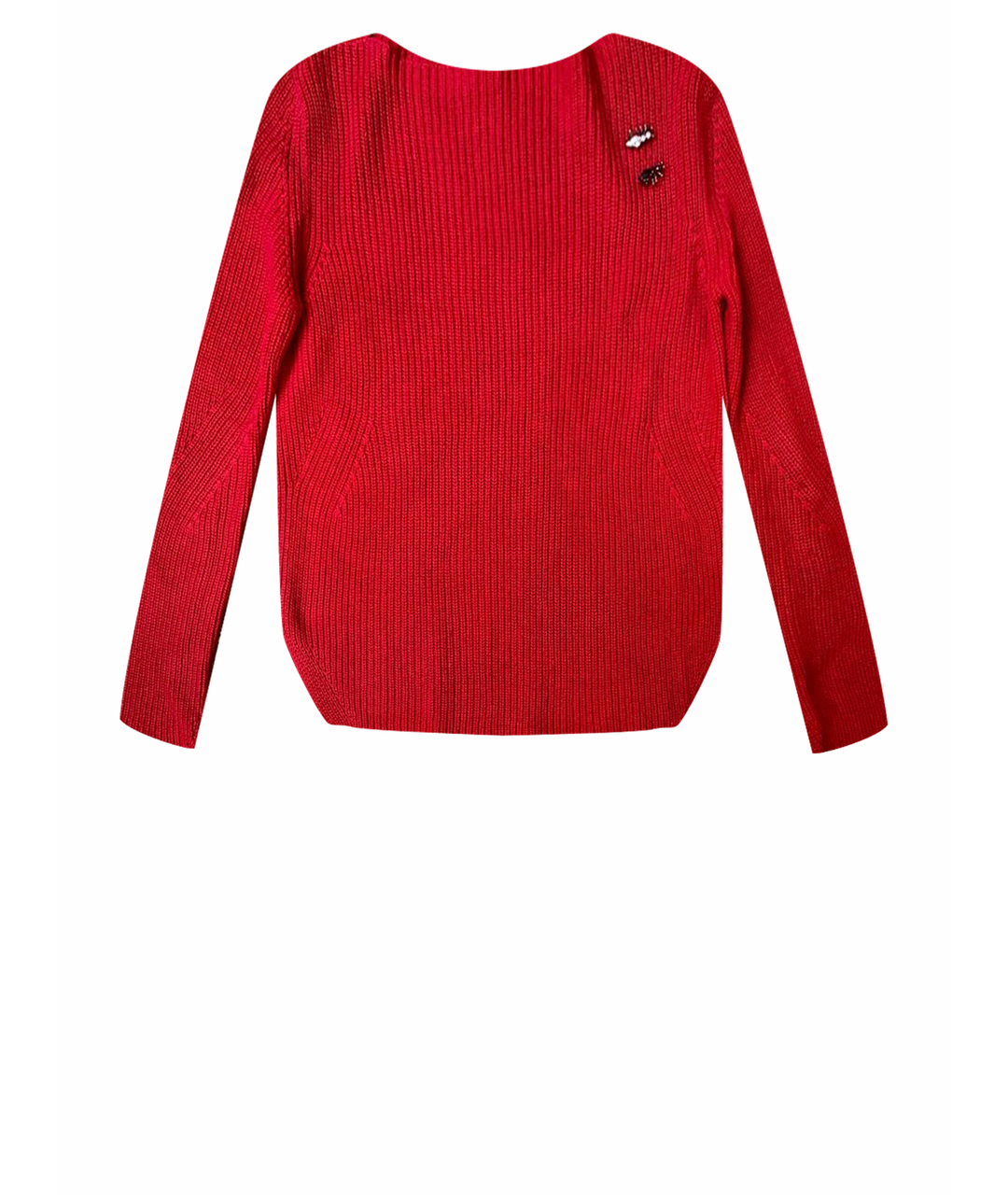 ERMANNO SCERVINO Красный хлопковый джемпер / свитер, фото 1