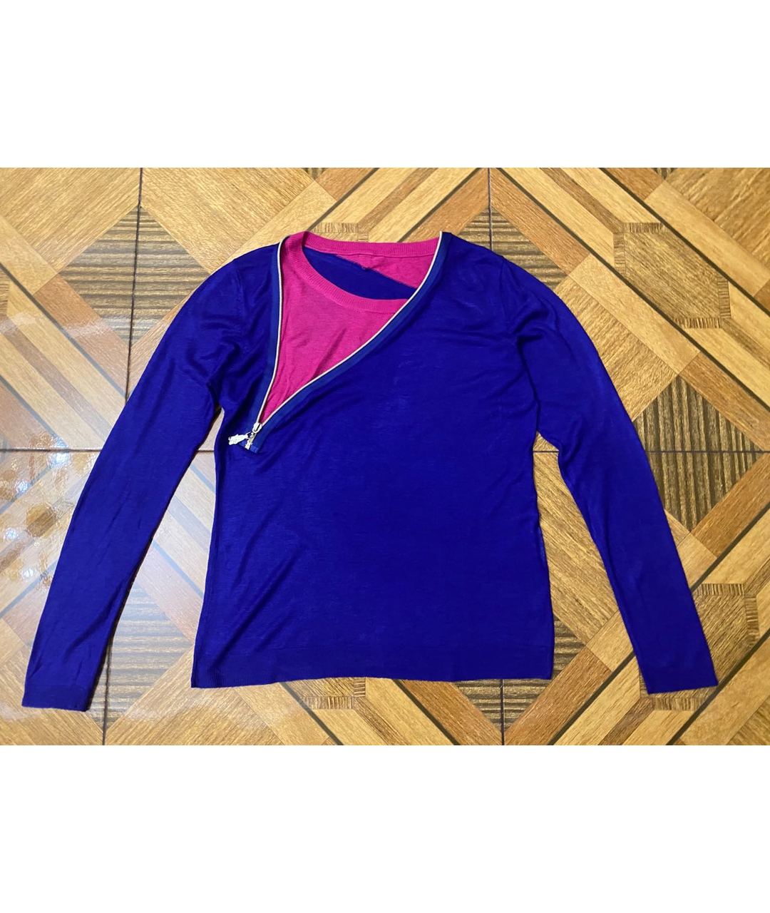 VERSACE JEANS COUTURE Фиолетовый джемпер / свитер, фото 9