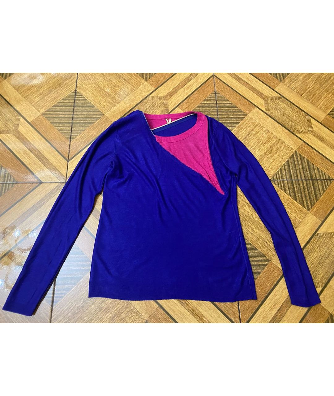 VERSACE JEANS COUTURE Фиолетовый джемпер / свитер, фото 3