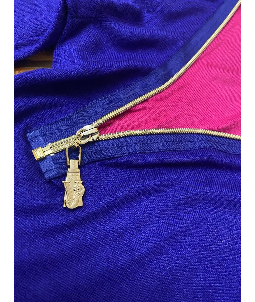 VERSACE JEANS COUTURE Фиолетовый джемпер / свитер, фото 5