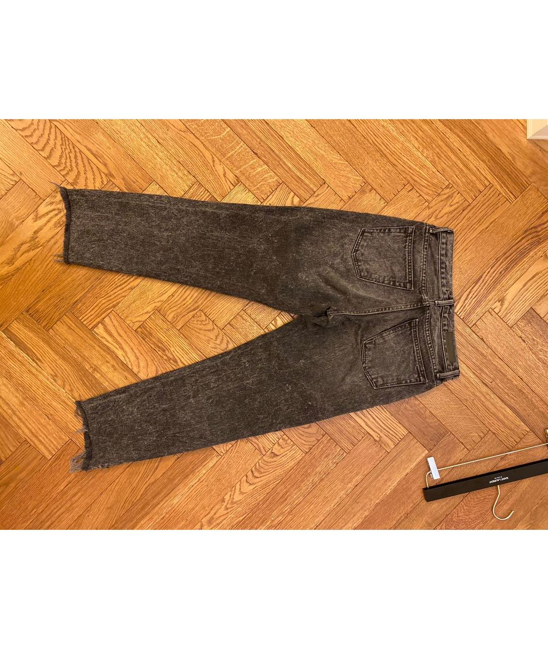 GRLFRND Серые хлопковые прямые джинсы, фото 2