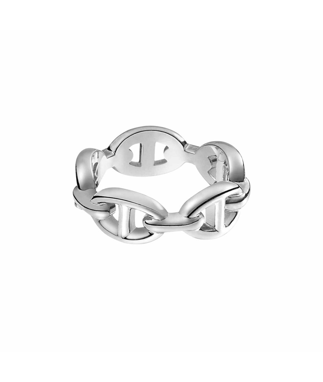 HERMES Серебряное серебряное кольцо, фото 1