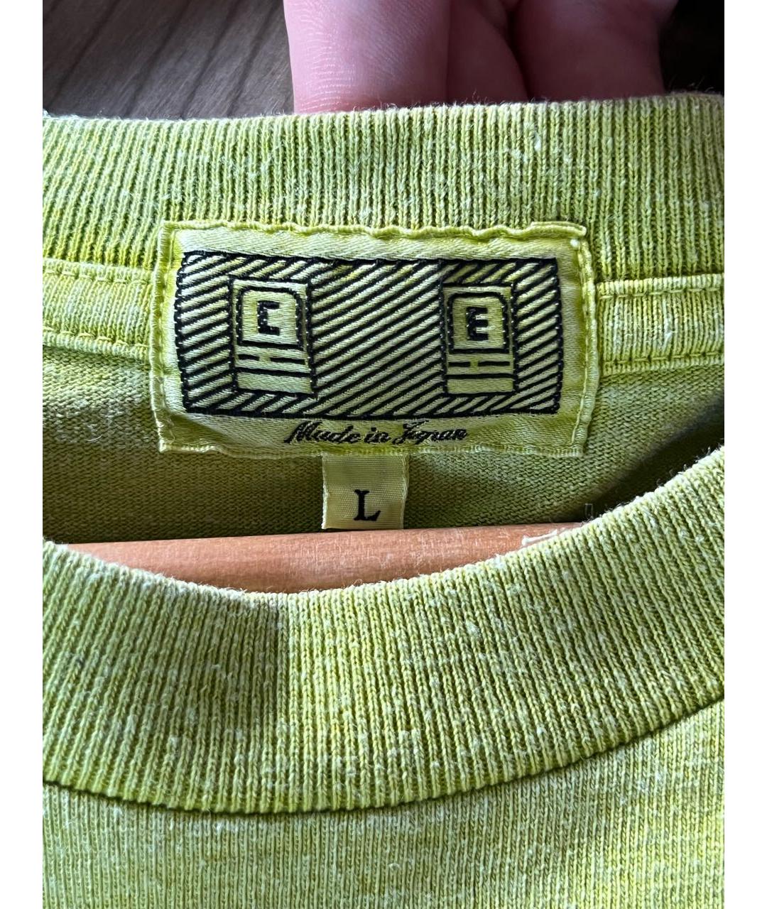 CAV EMPT Салатовая хлопковая футболка, фото 3