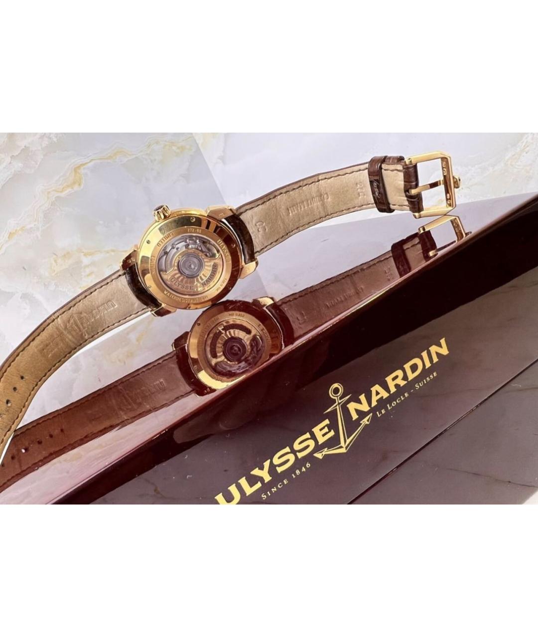 Ulysse Nardin Золотые часы из розового золота, фото 3