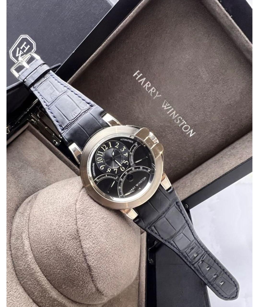 Harry Winston Серебряные часы из белого золота, фото 2