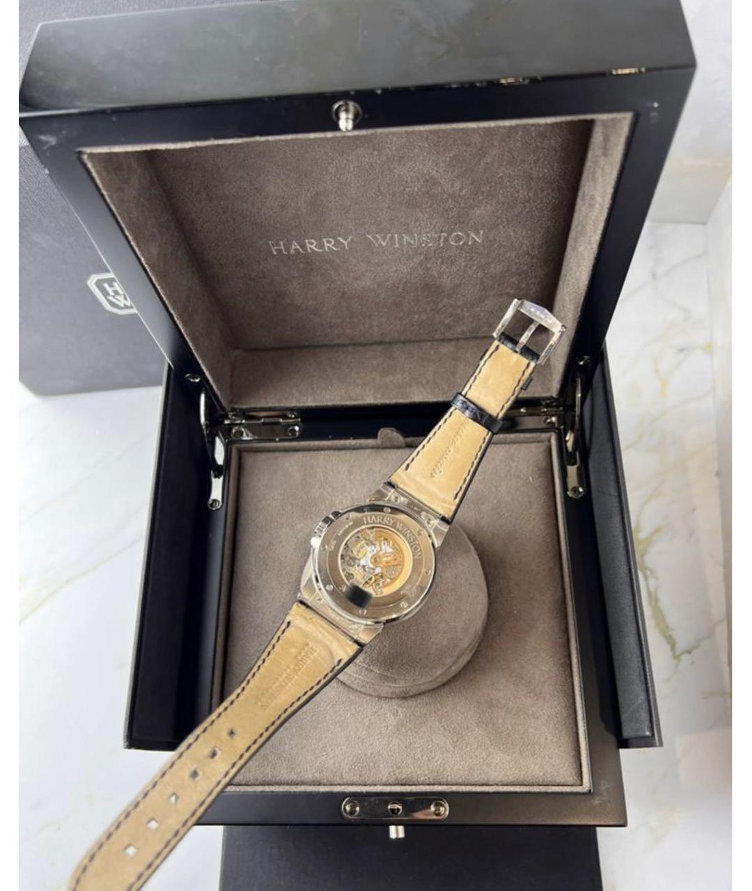 Harry Winston Серебряные часы из белого золота, фото 3