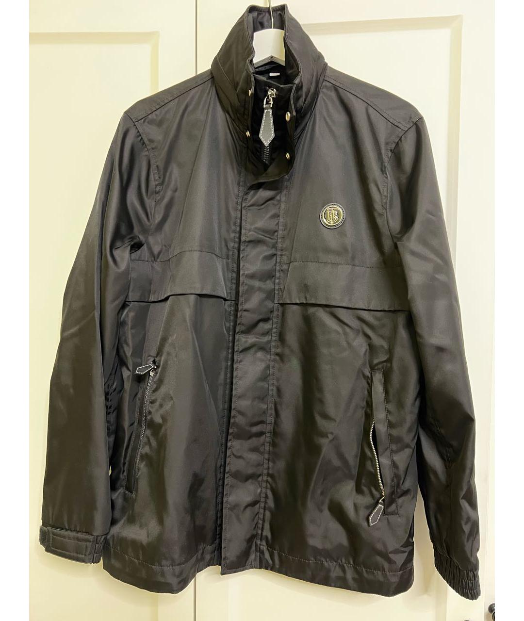 BURBERRY Черная полиамидовая куртка, фото 9