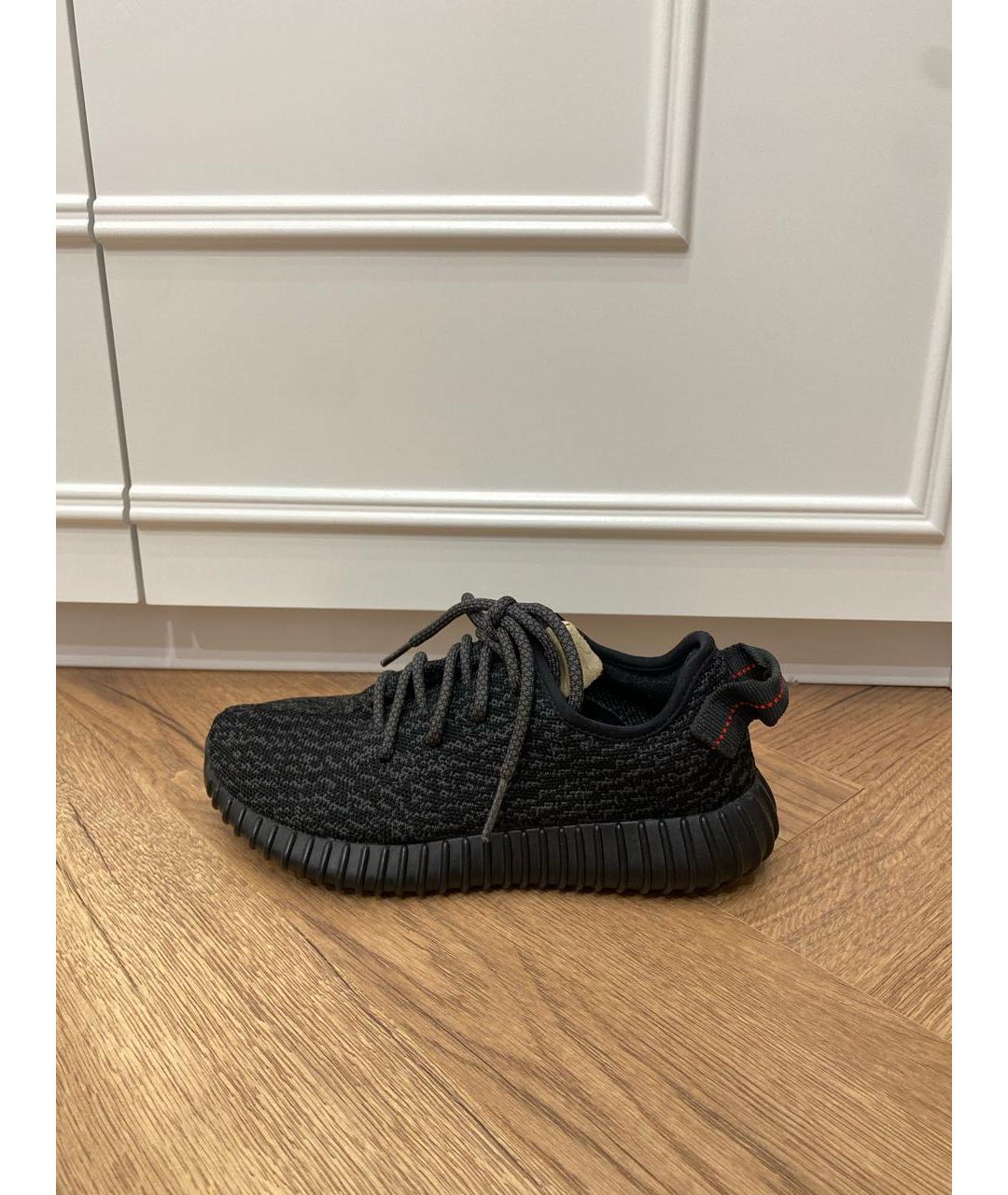 ADIDAS YEEZY Черные текстильные кроссовки, фото 5