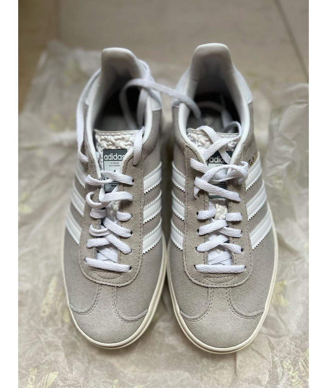 ADIDAS Серые замшевые кроссовки, фото 6