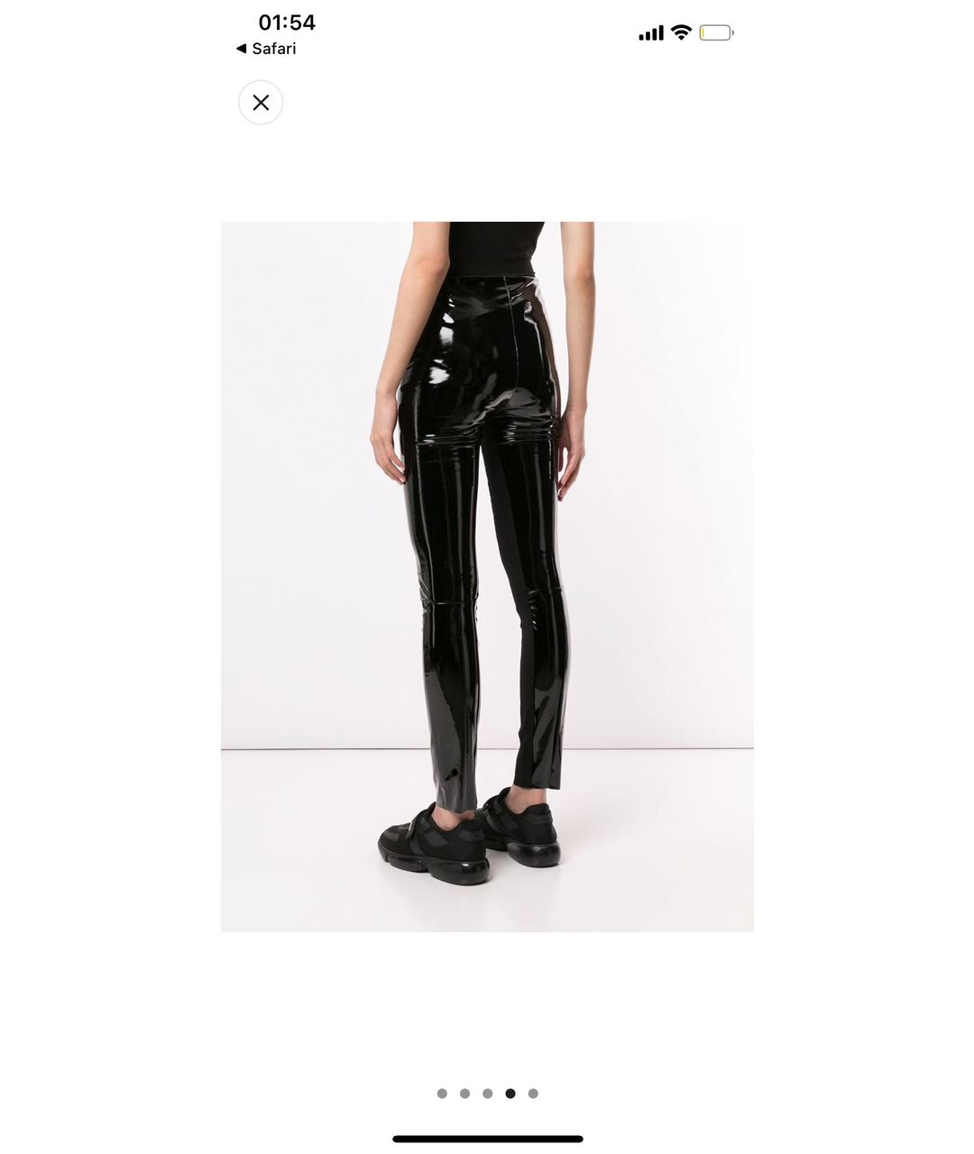 KARL LAGERFELD Черные полиэстеровые брюки узкие, фото 8