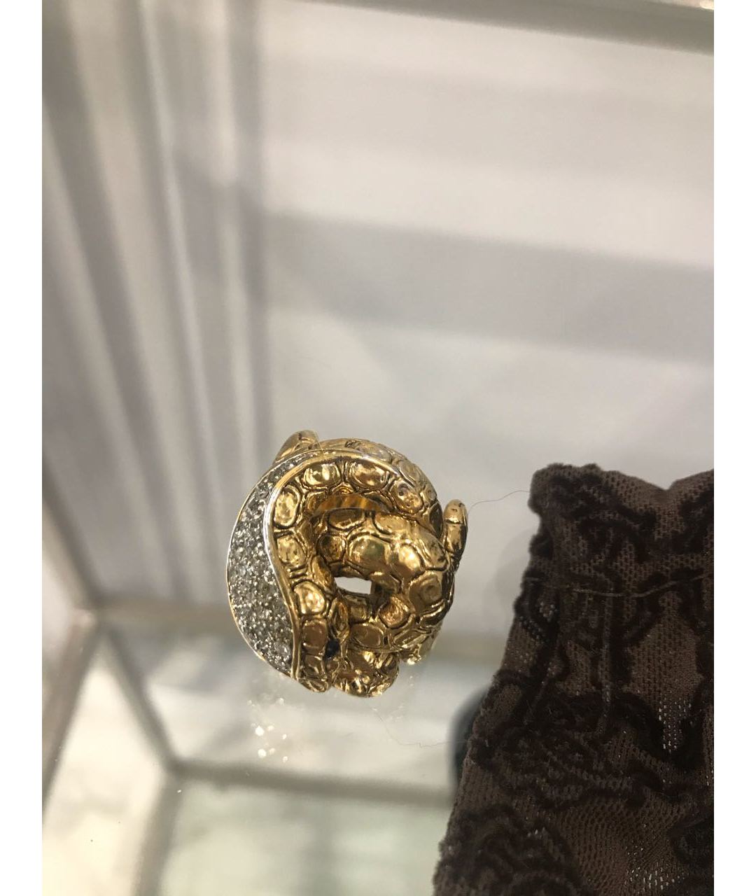ROBERTO CAVALLI Золотое металлическое кольцо, фото 5