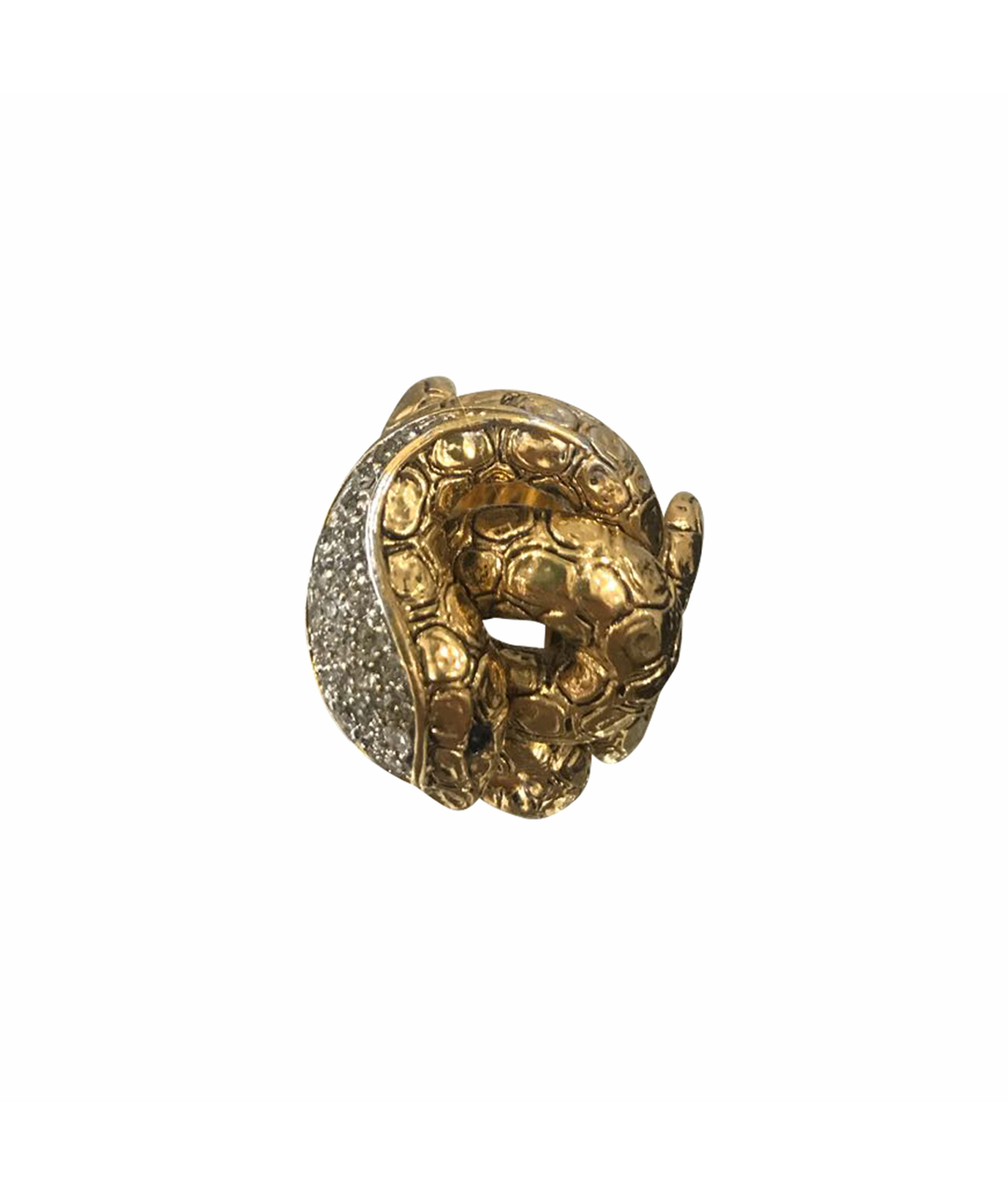 ROBERTO CAVALLI Золотое металлическое кольцо, фото 1