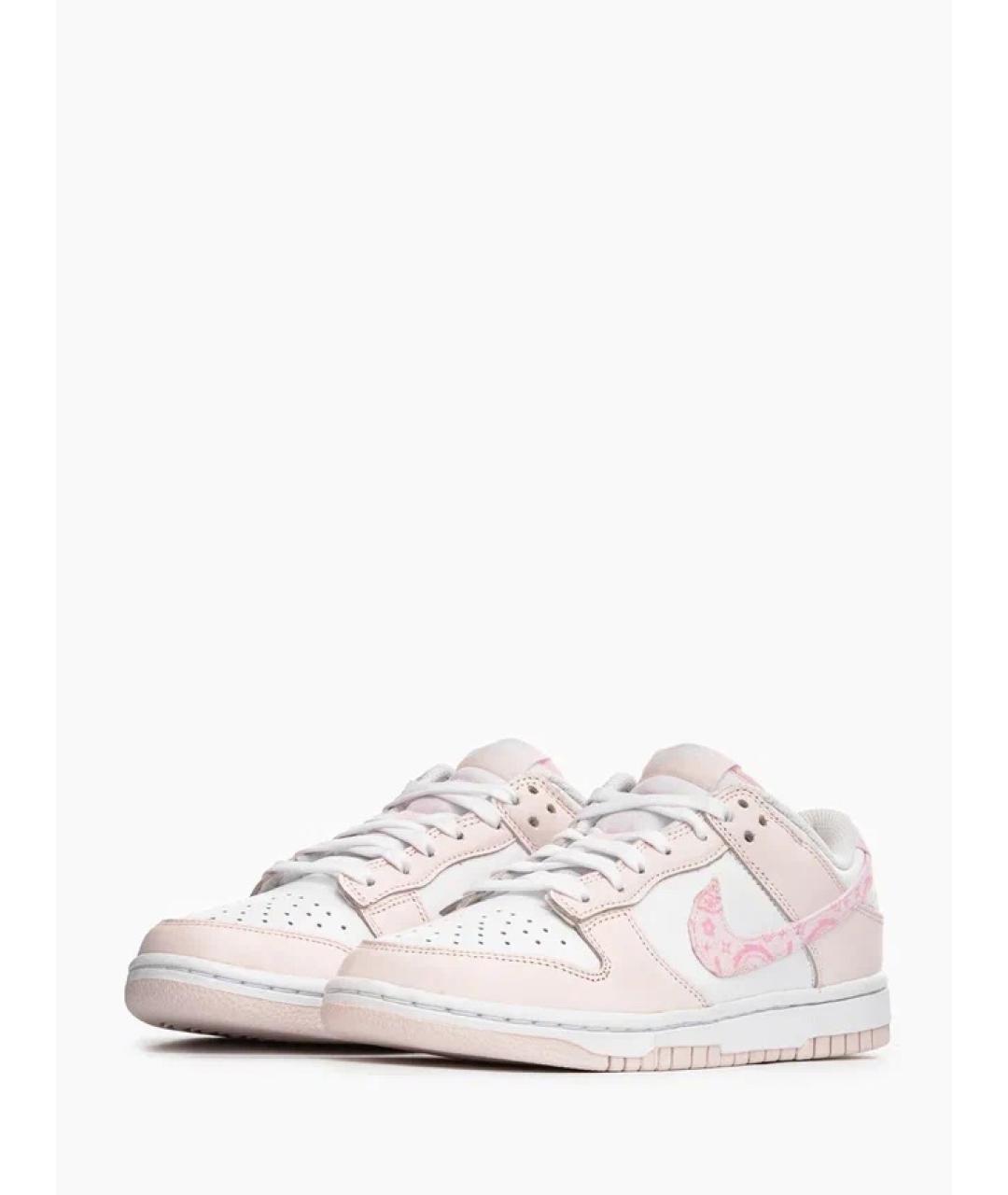 NIKE Розовые кожаные кроссовки, фото 2
